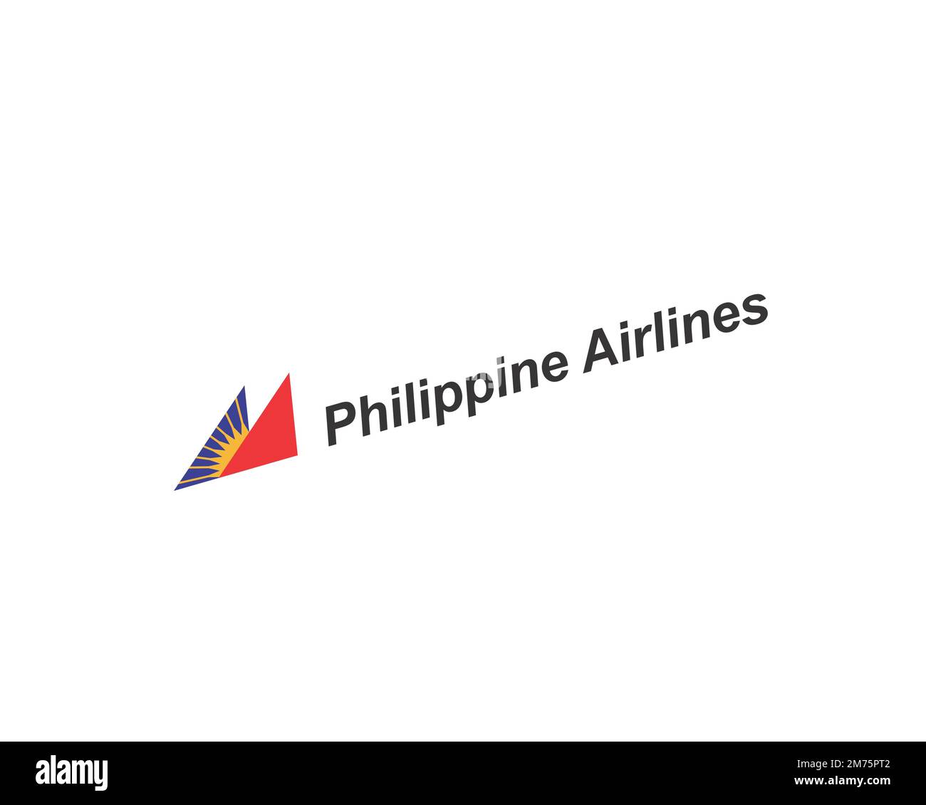Philippine Airline, rotated logo, white background Stock Photo - Alamy