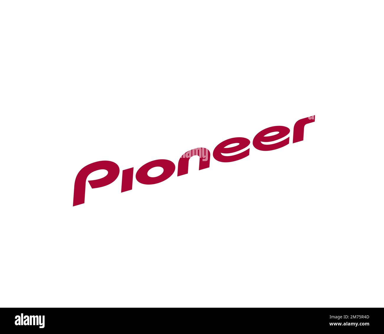 Pioneer Corporation, rotated logo, white background Stock Photo - Alamy