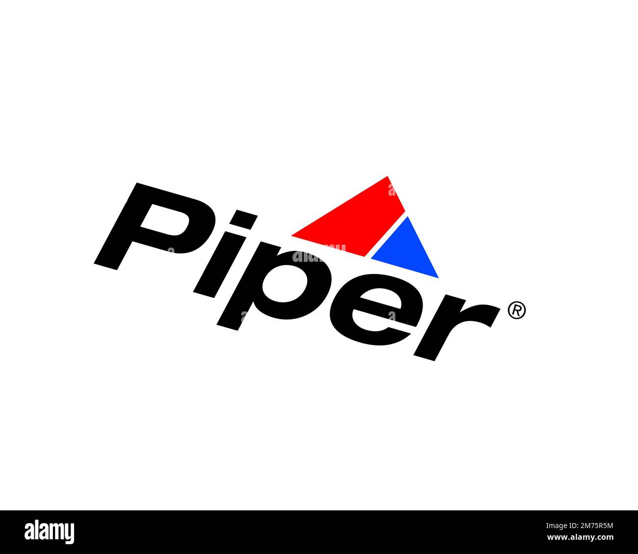 Piper Aircraft, rotated logo, white background B Stock Photo - Alamy