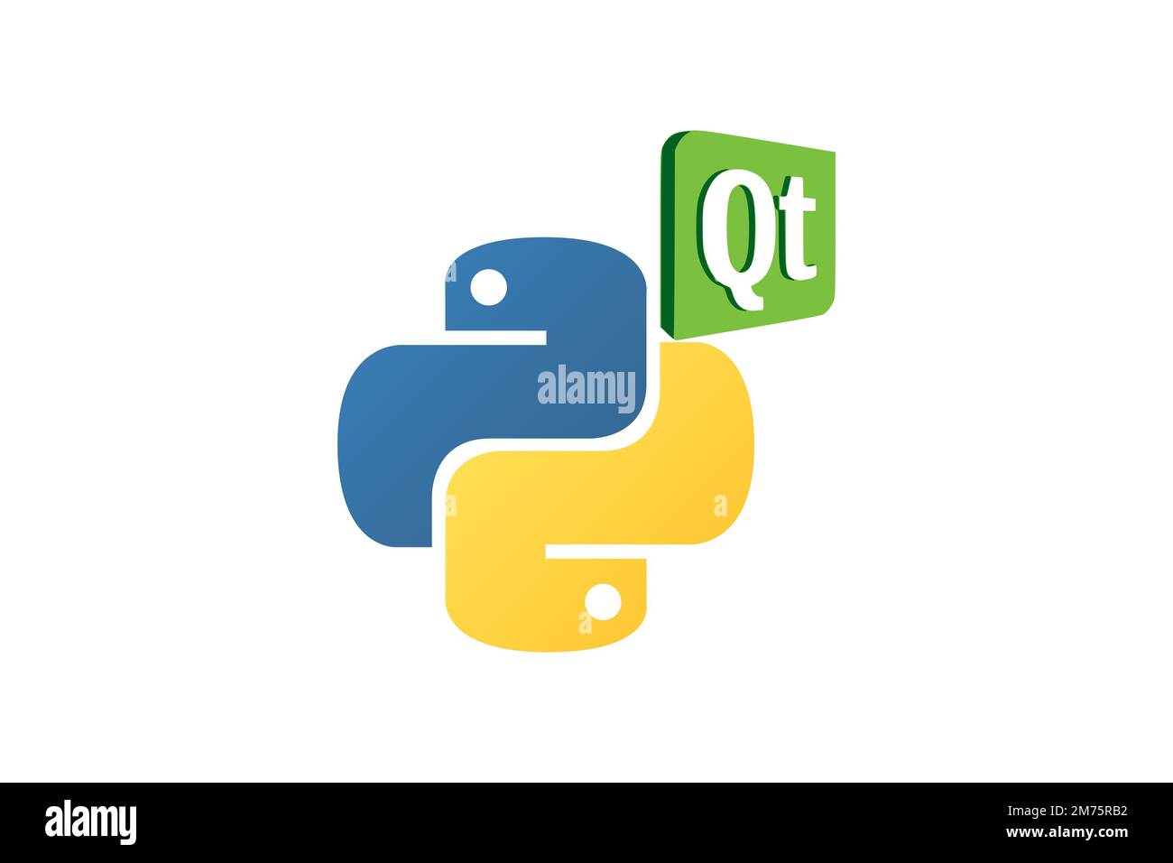 PyQt, Logo, White background Stock Photo - Alamy