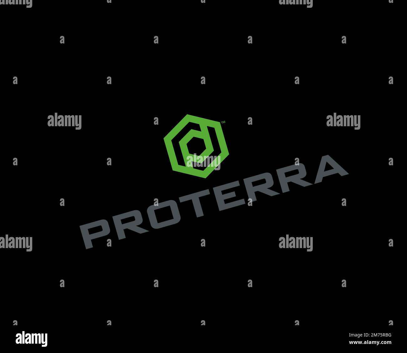 Proterra Inc. rotated logo, black background Stock Photo - Alamy