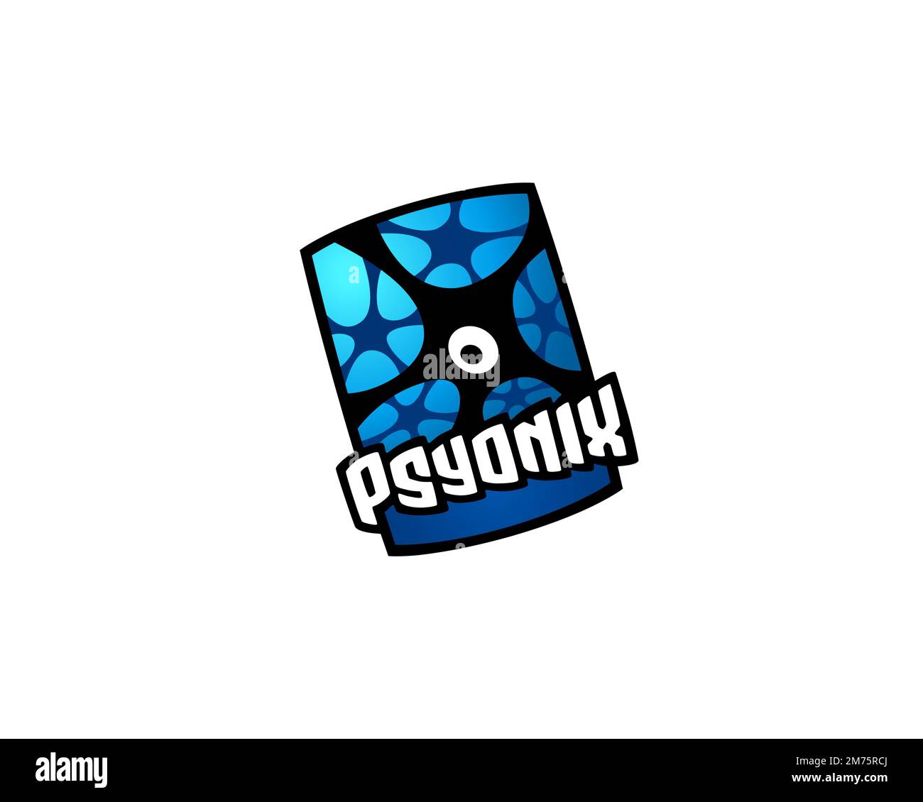 Psyonix, rotated logo, white background Stock Photo - Alamy