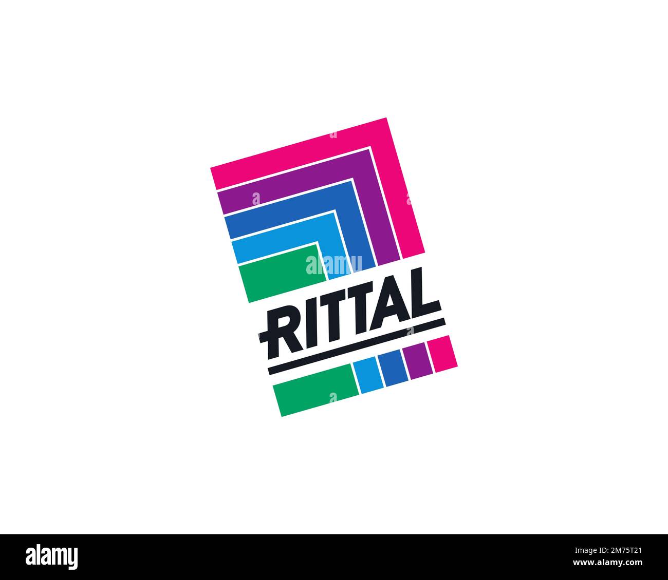 Rittal, rotated logo, white background Stock Photo - Alamy