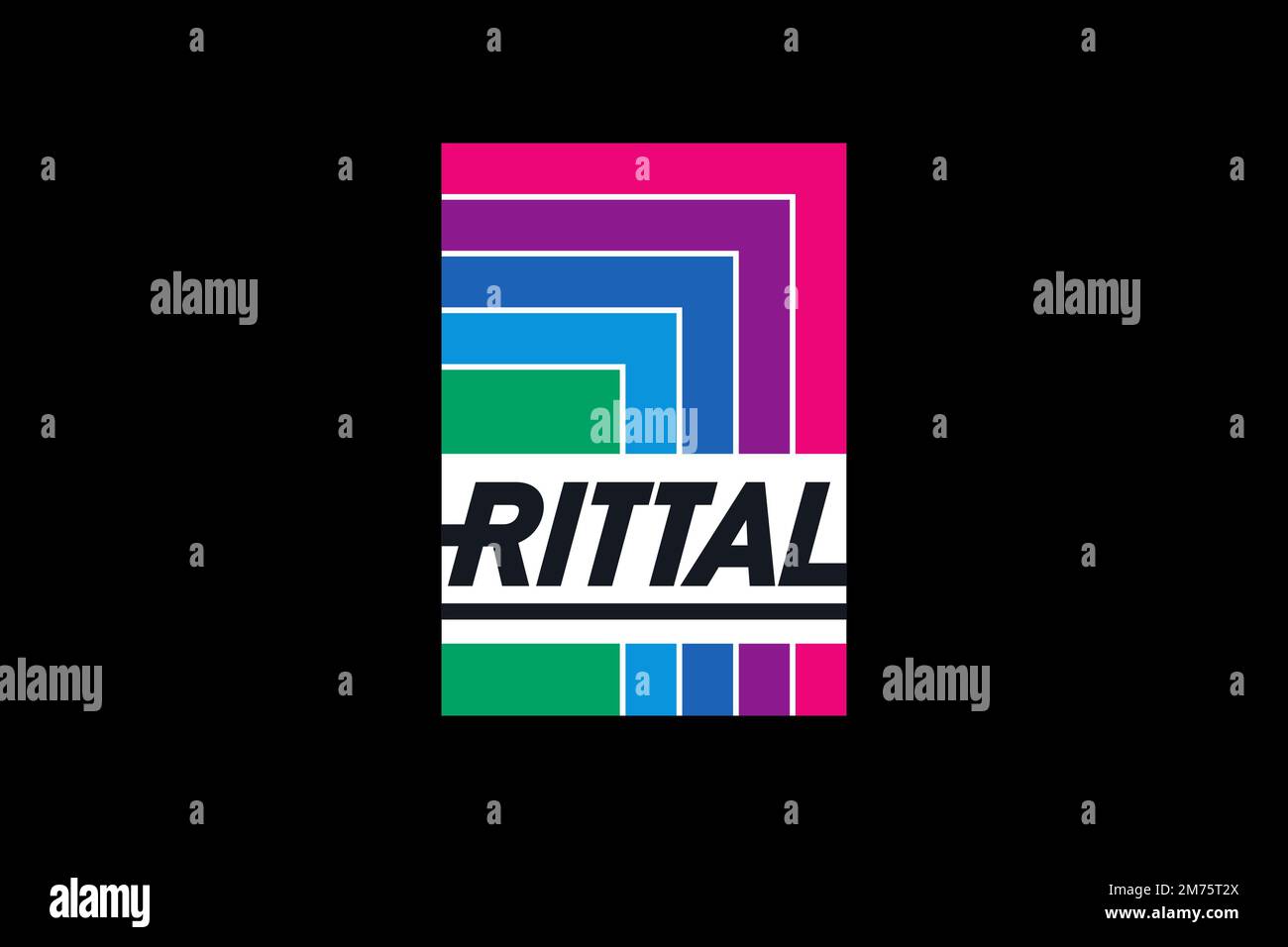 Rittal, Logo, Black background Stock Photo - Alamy