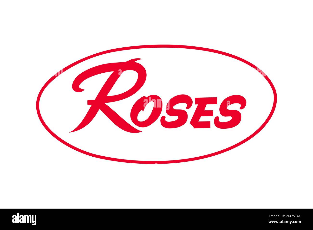 Roses store, Logo, White background Stock Photo Alamy