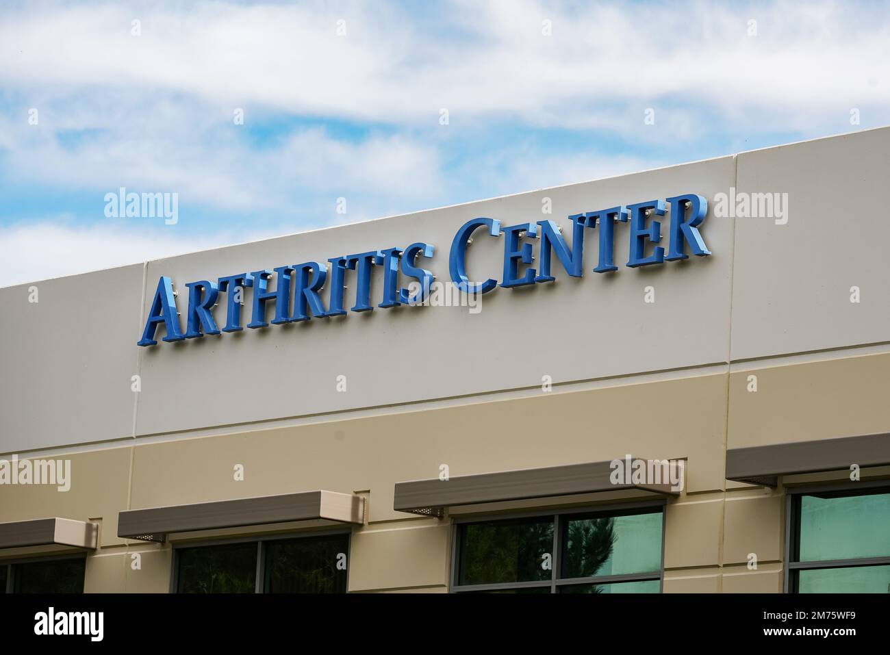 Riverside, CA, USA December 20, 2023 Exterior shot of Arthritis