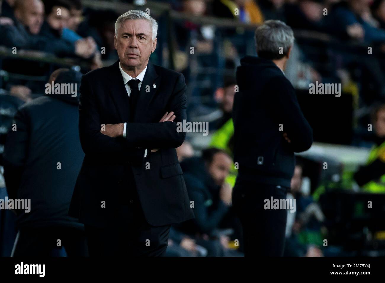 Villarreal, Spain, January 7, 2023. Head coach of Real Madrid Carlo