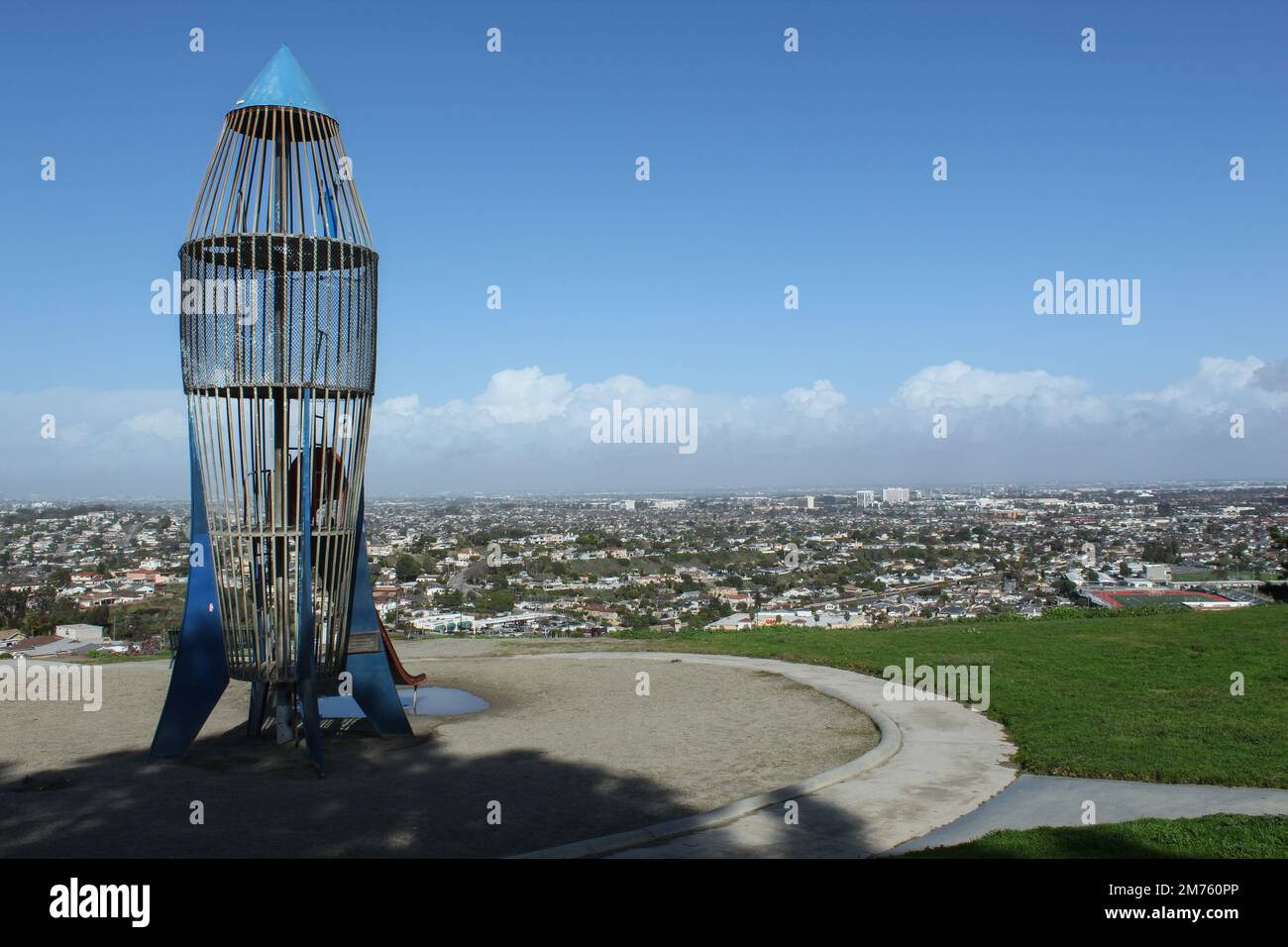 A Sweeping View of the Los Angeles basin seen from Los Arboles Rocket