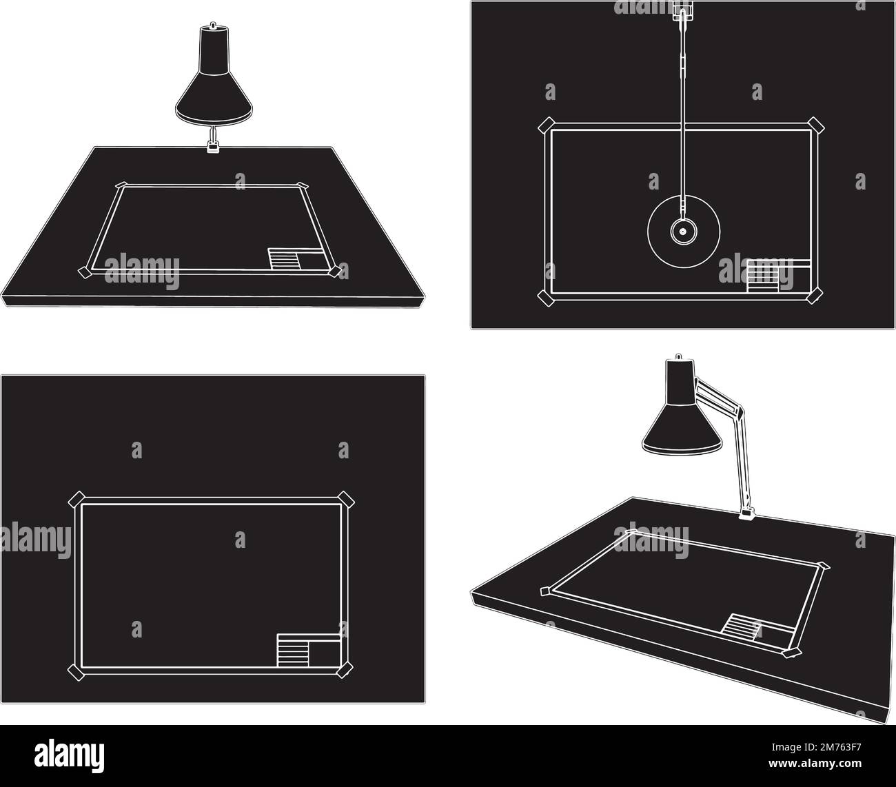 Drawing Architectural Table Vector Stock Vector Image & Art Alamy