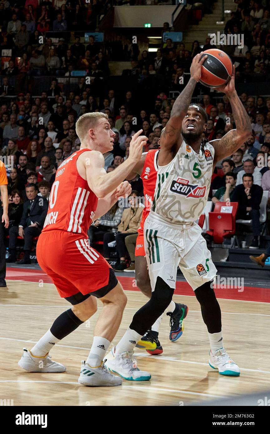 FIBA EuroLeague 2022/2023 München FC Bayern vs Panathinaikos Athen