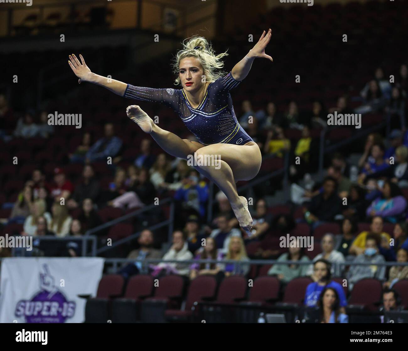 Las Vegas, NV, USA. 7th Jan, 2023. Cal's Nevaeh DeSousa leaps into the