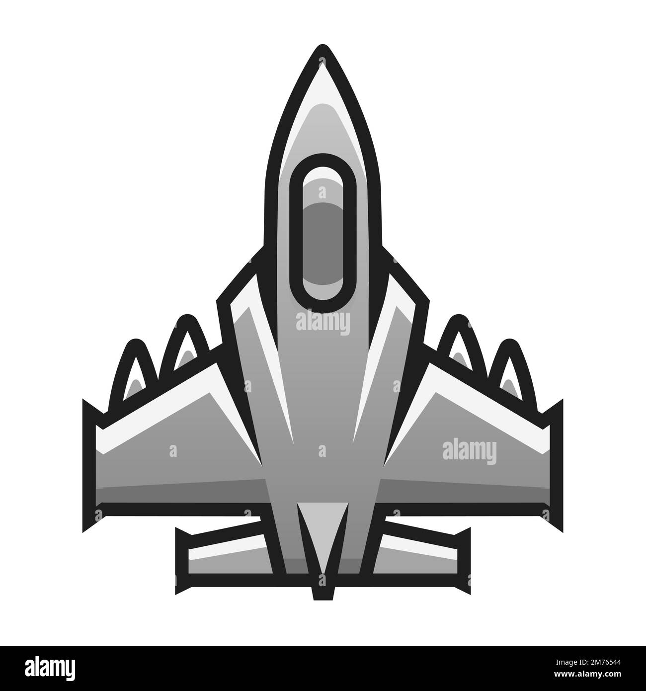 Pictures of the F-16 fighter plane in maneuver for t-shirts, stickers,logo Stock Vector