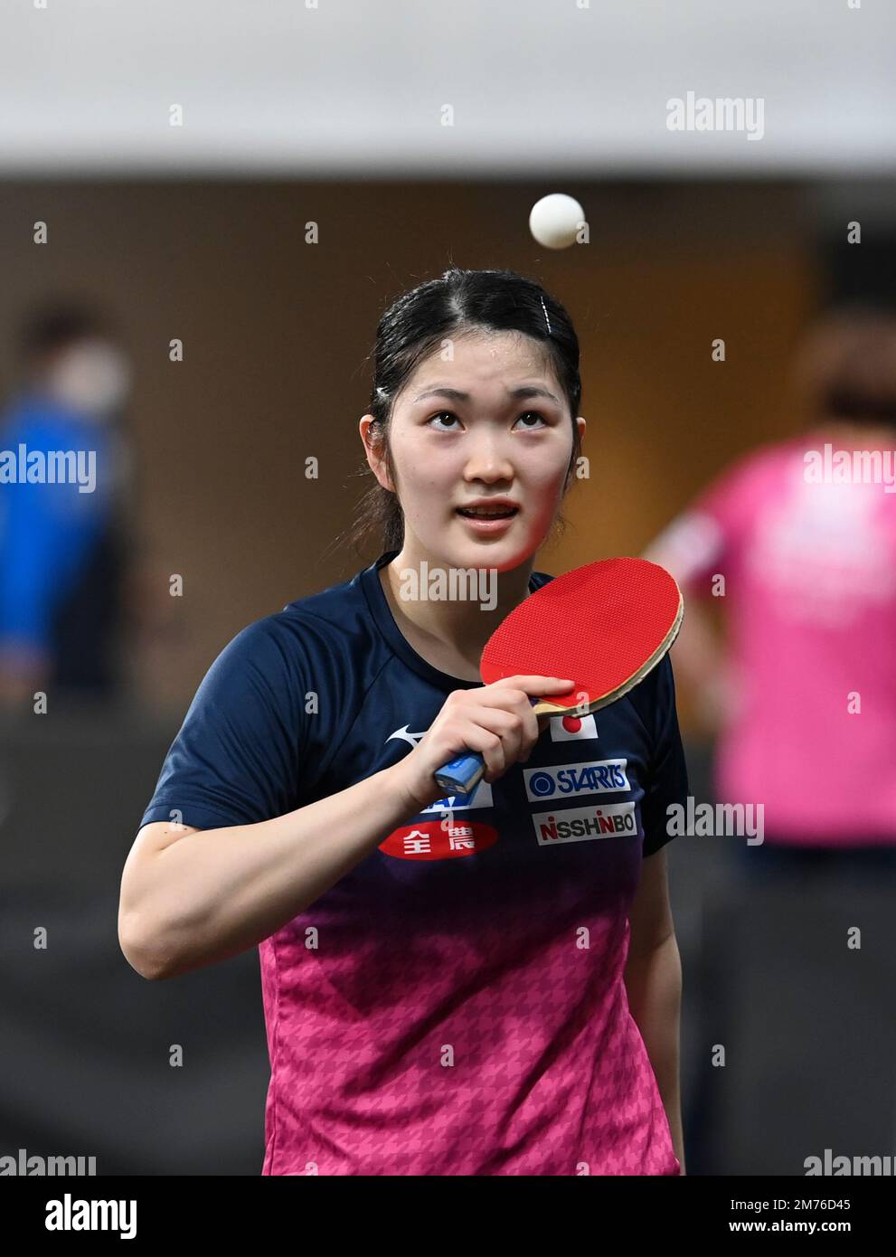 Doha, Qatar. 7th Jan, 2023. Kihara Miyuu of Japan participates in a