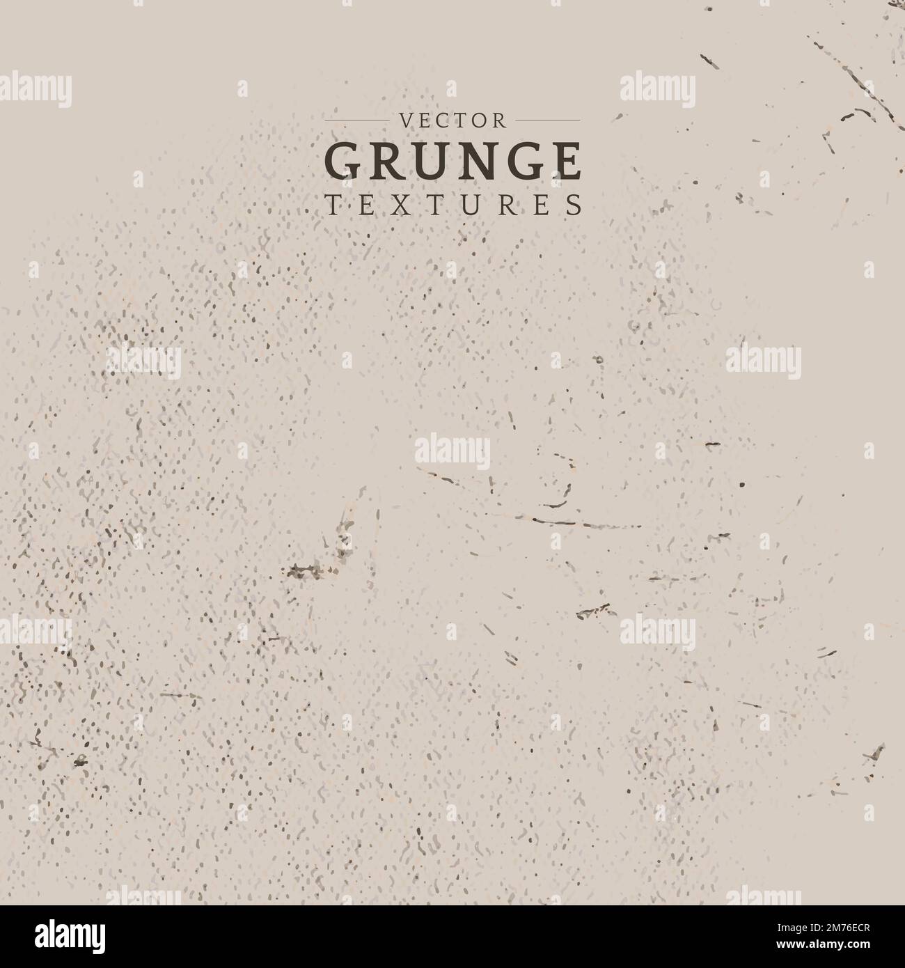 Grunge beige distressed textured background Stock Vector