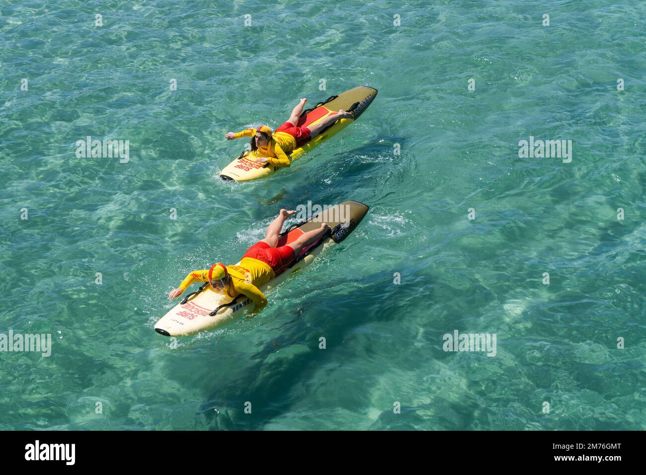 Adelaide, Australia. 8 January 2023 . Surf and rescue lifeguards