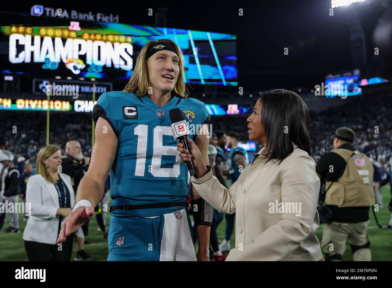 Photo: Giants versus Jaguars at TIAA Bank Field in Jacksonville, Florida. -  JAP20221023002 