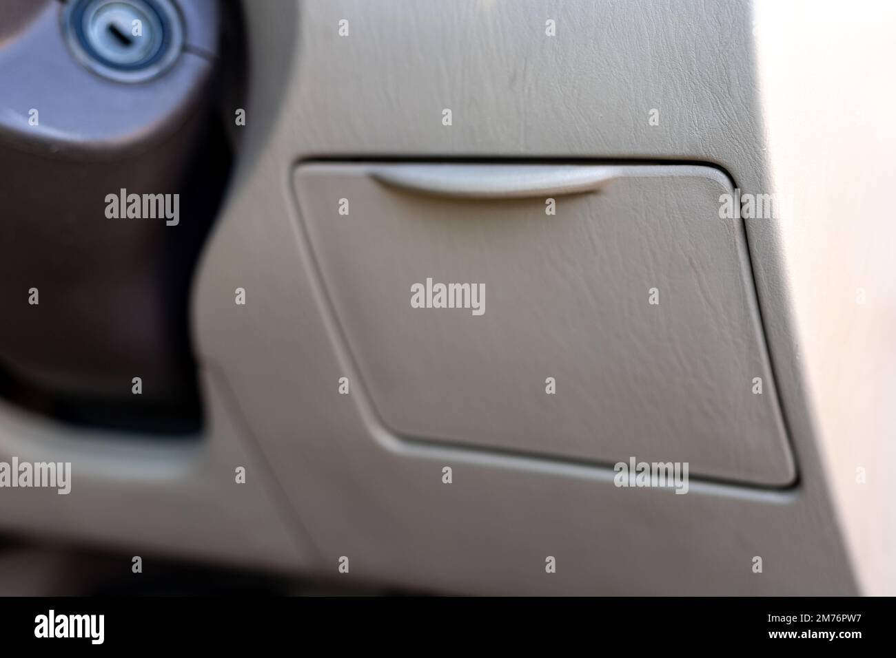 Driver side small storage compartment Stock Photo Alamy