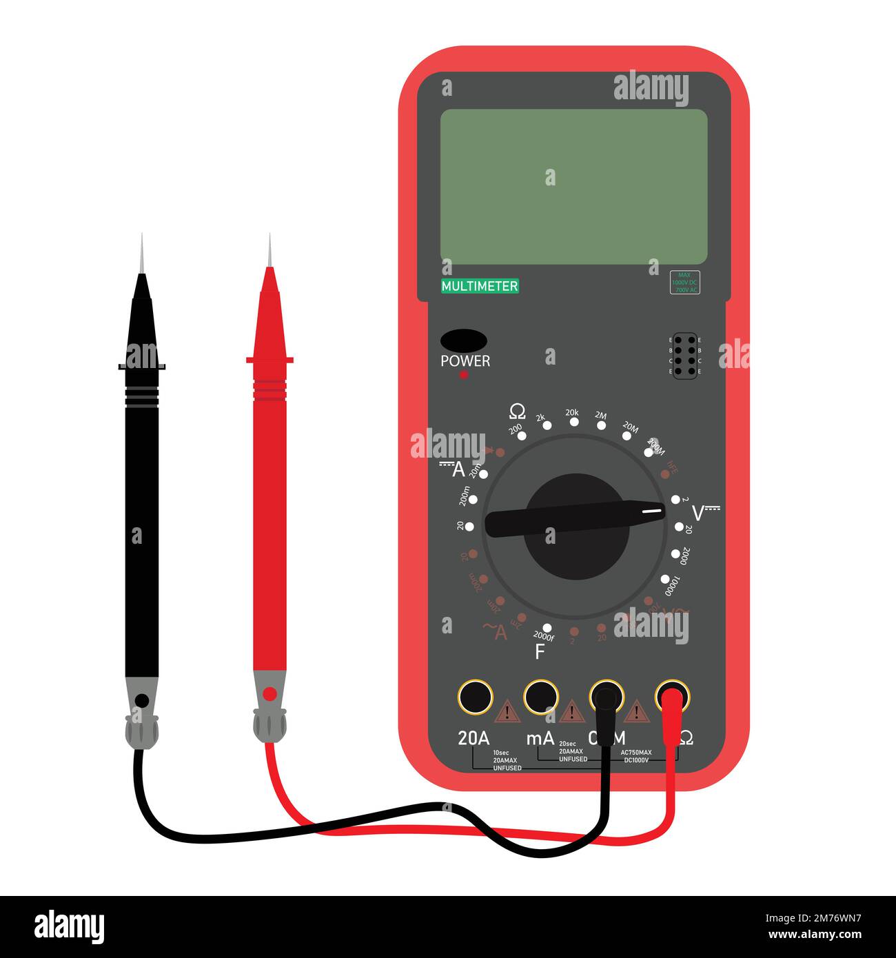 Ohm meter isolated Stock Photo by ©PetroP 12106910