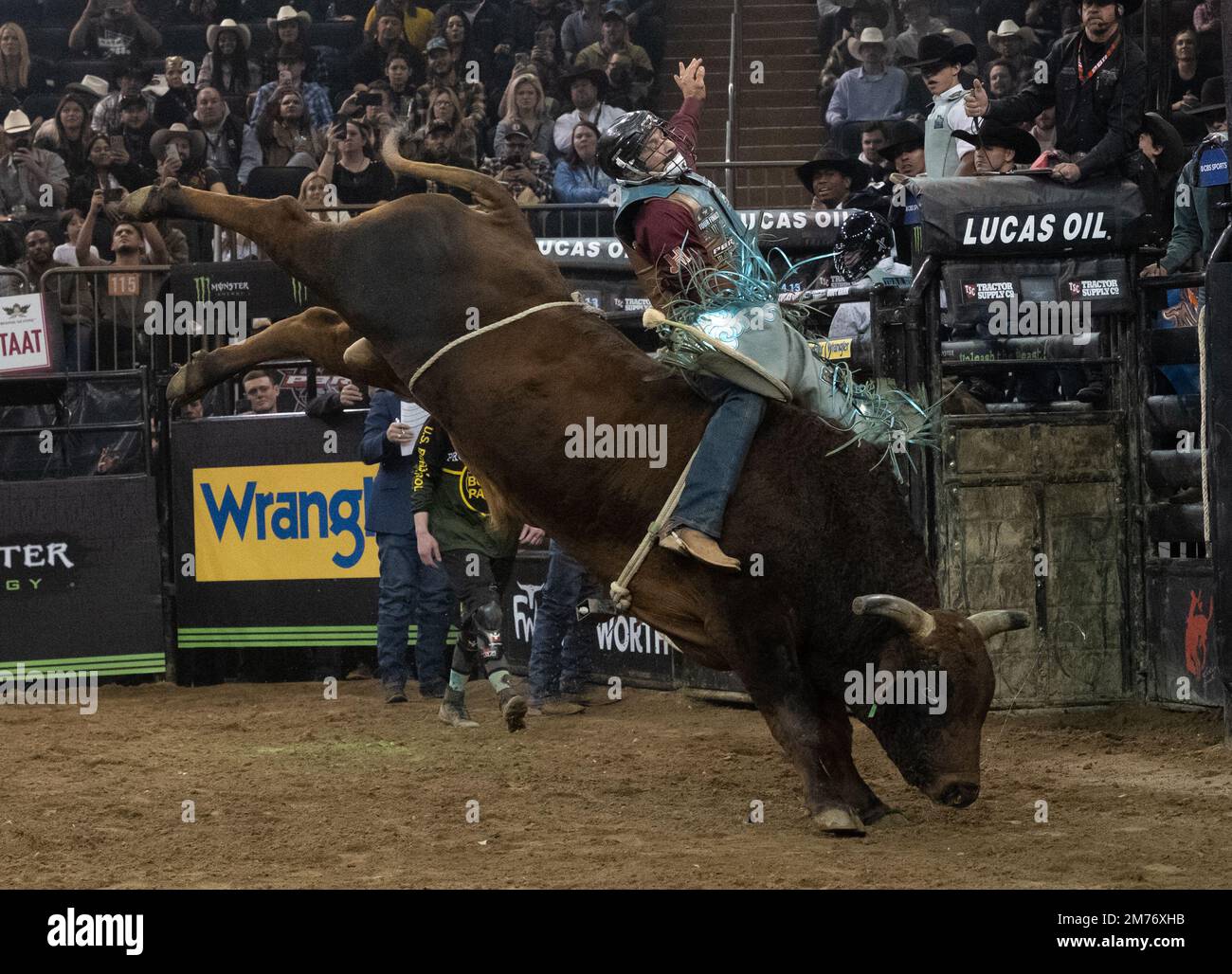 New York, New York, USA. 7th Jan, 2023. Professional bull rider EDNEI