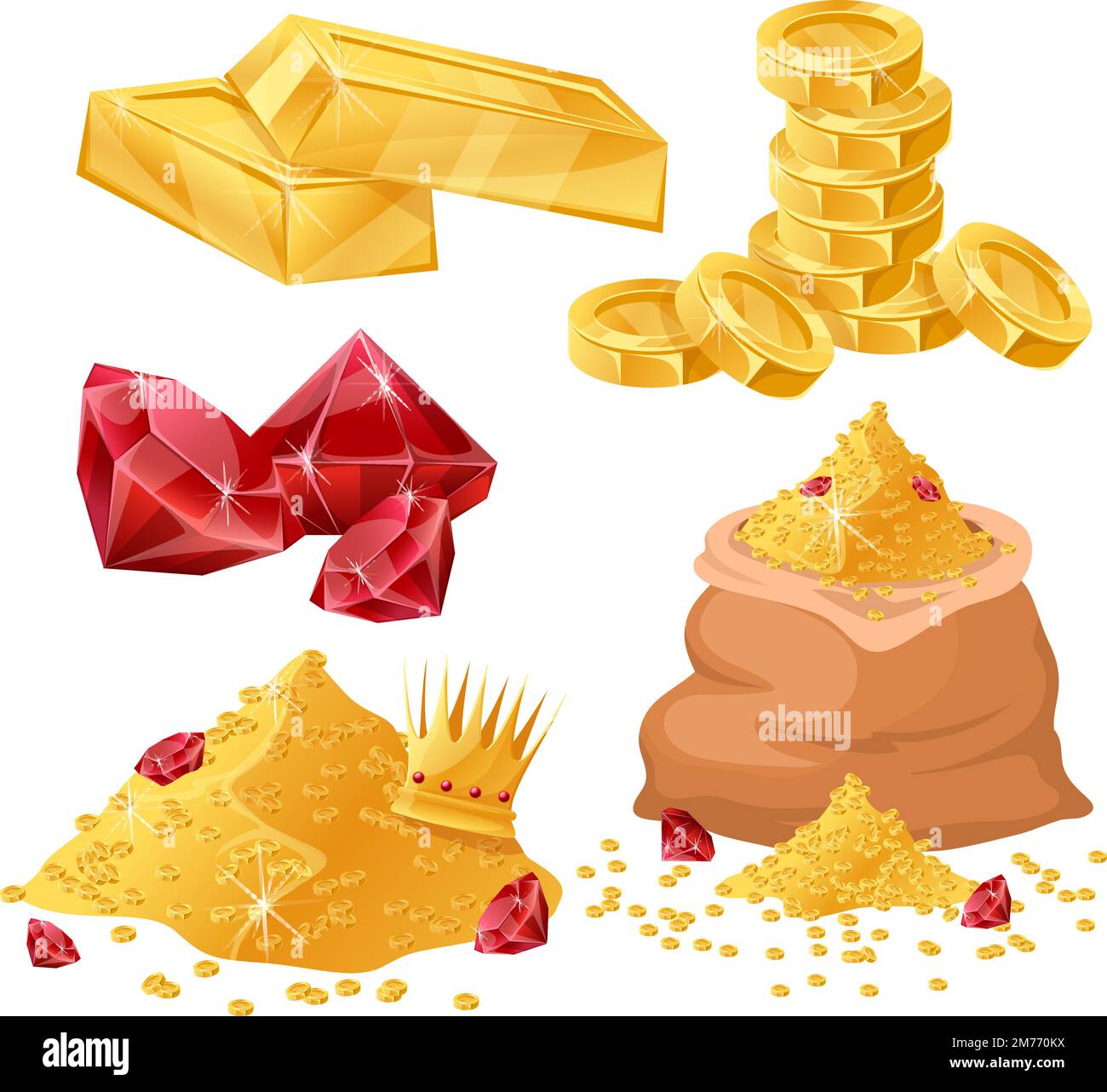 Treasure trove gold Cut Out Stock Images Pictures Alamy