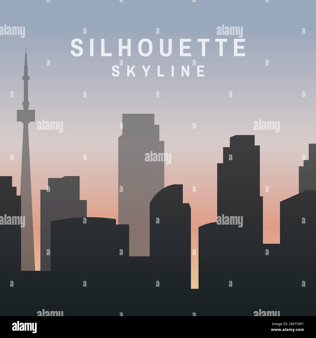 Black silhouette cityscape background vector Stock Vector Image & Art ...