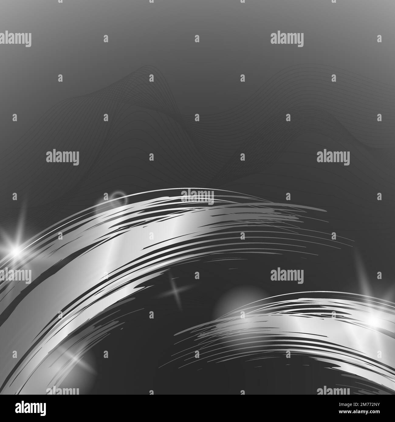 Silver wave abstract background vector Stock Vector Image & Art - Alamy