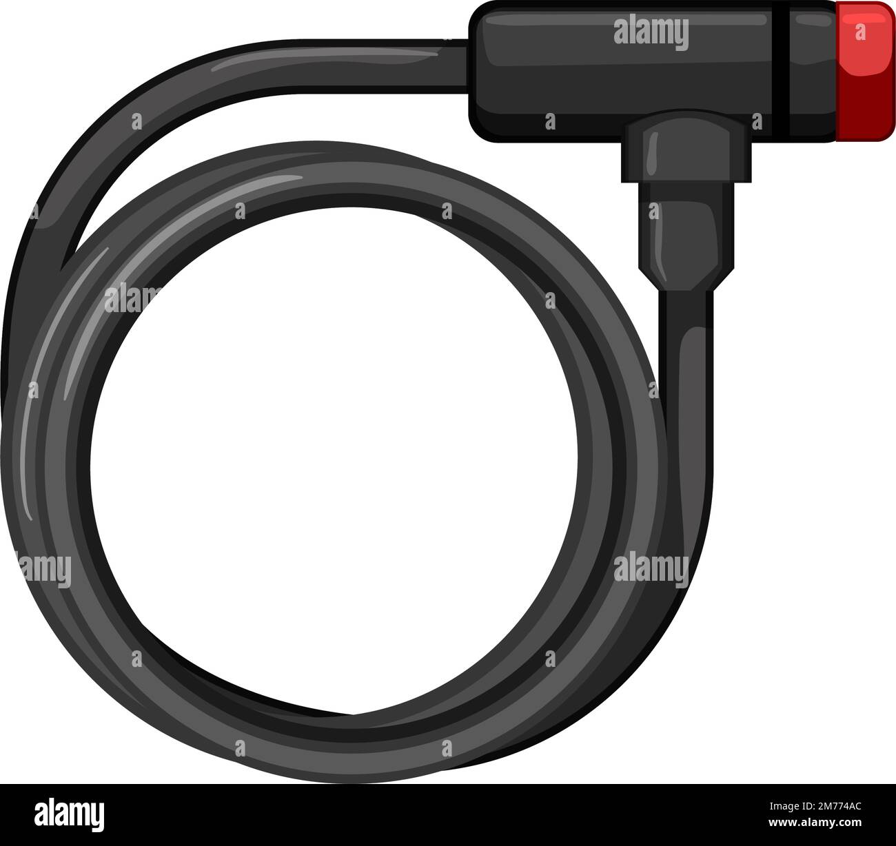 transport bicycle lock cartoon vector illustration Stock Vector Image & Art Alamy