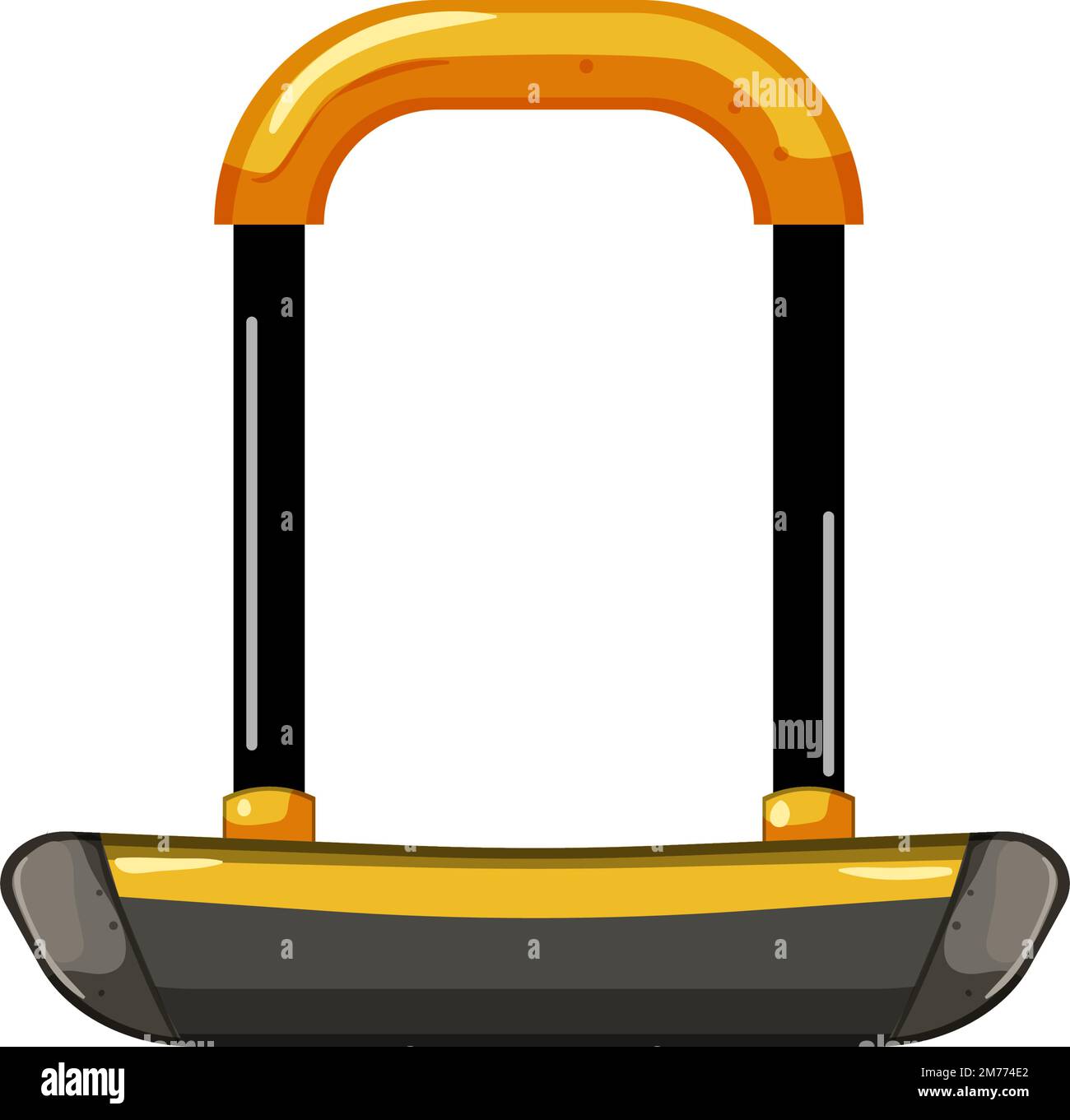 vehicle bicycle lock cartoon vector illustration Stock Vector Image & Art Alamy