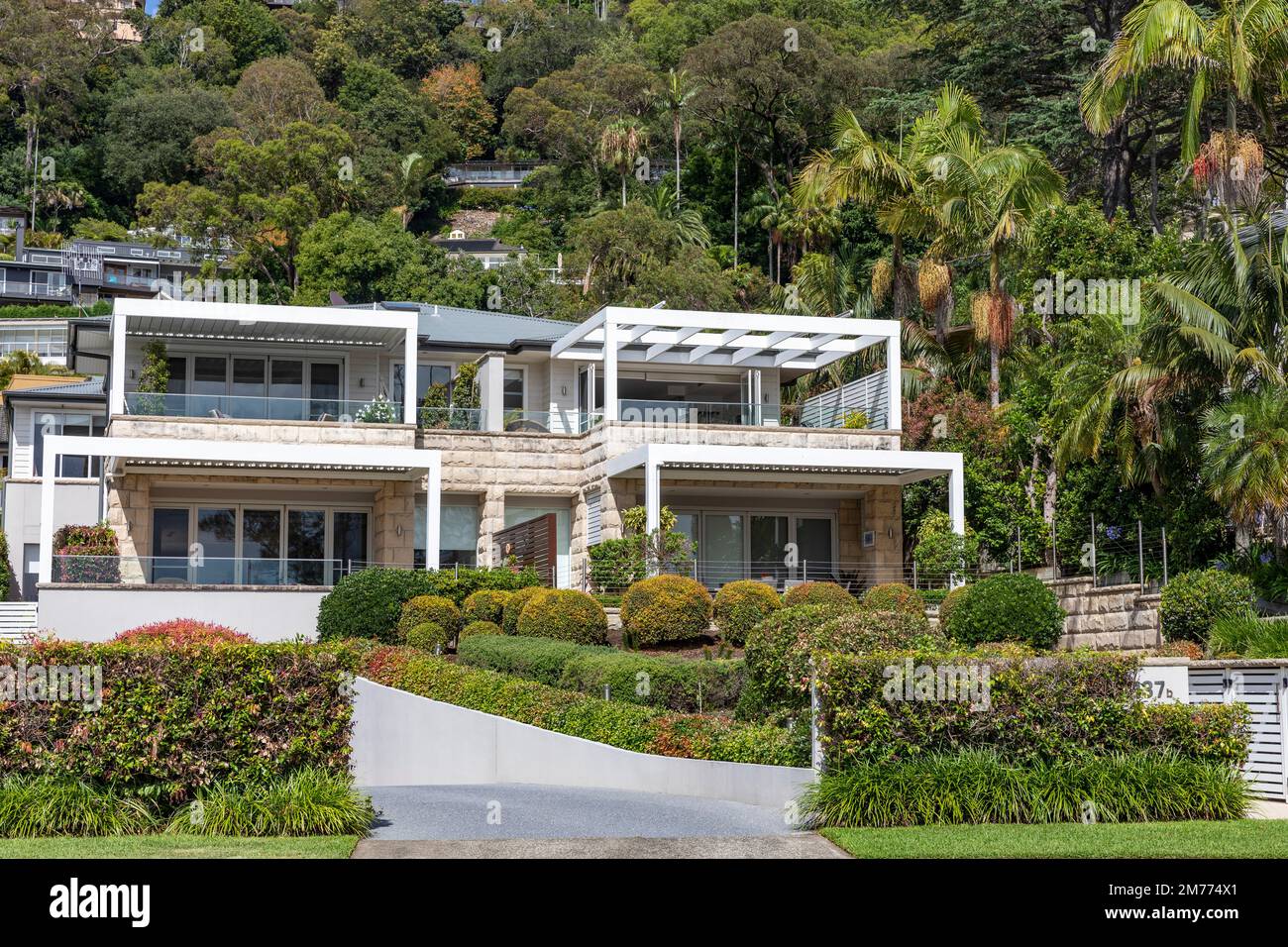 Luxury home apartments in Bayview Sydney northern beaches area, mature