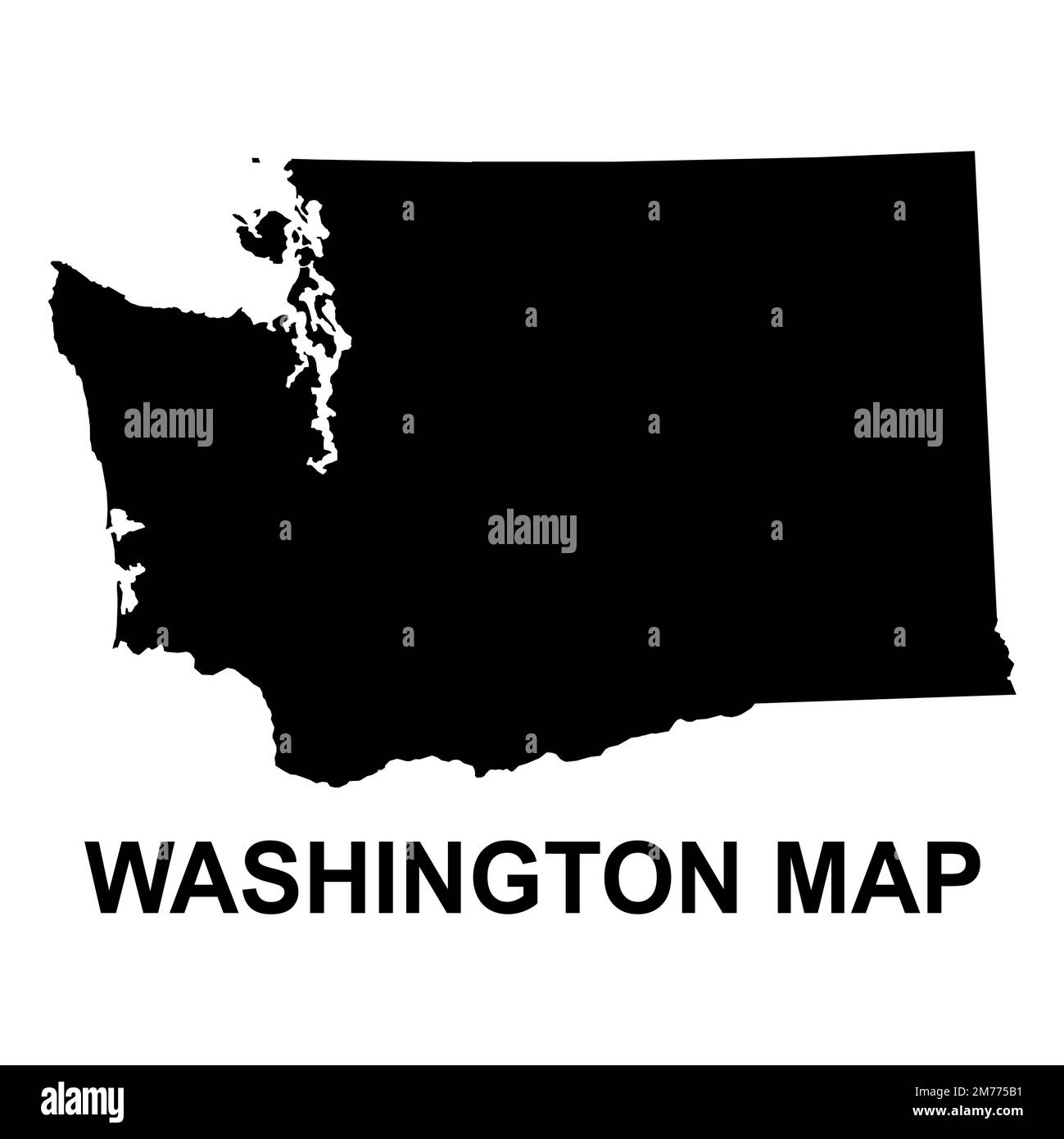 Washington Map Shape United States Of America Flat Concept Icon washington-map-shape-united-states-of-america-flat-concept-icon