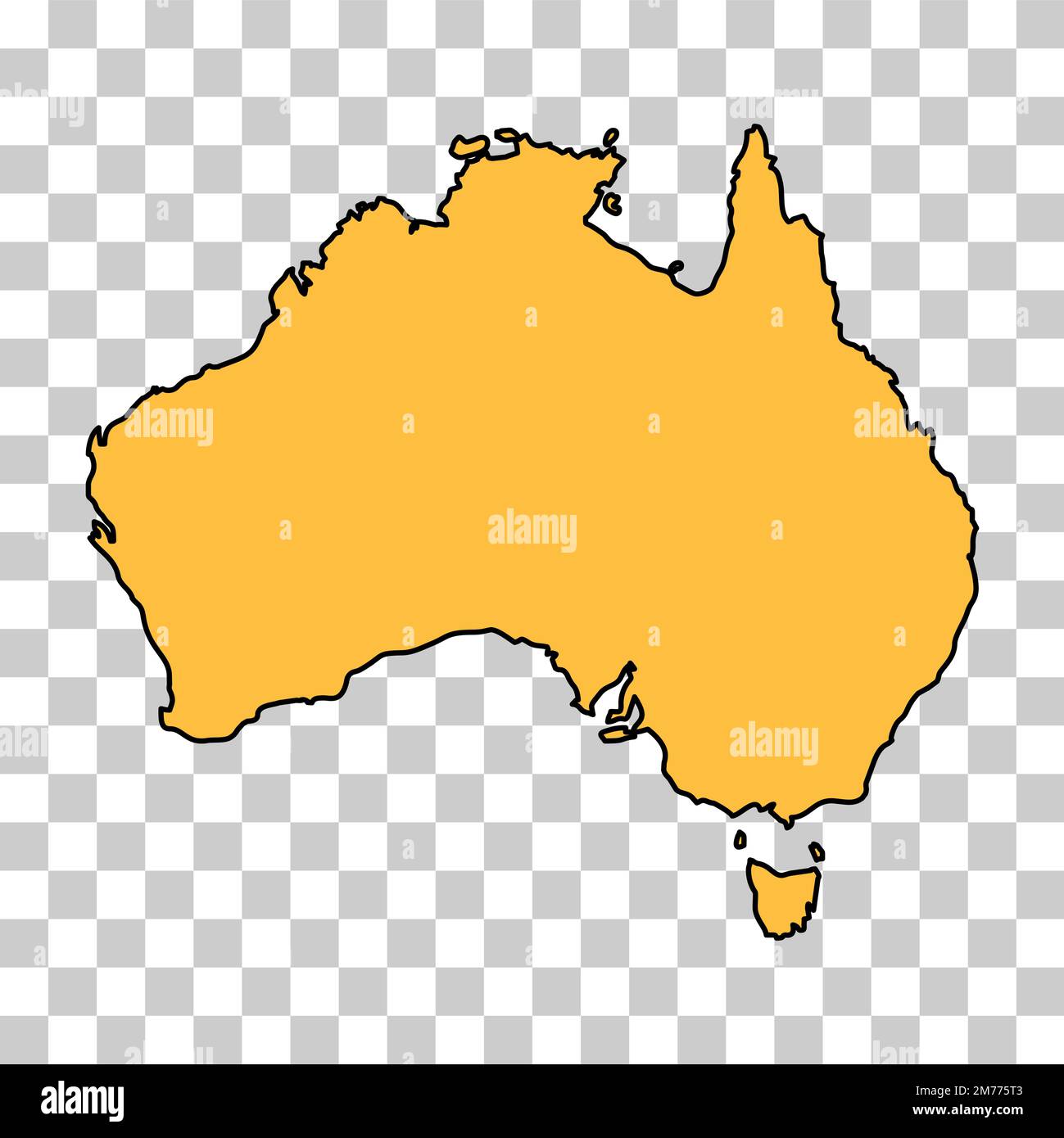Australia map icon, geography blank concept, isolated graphic ...