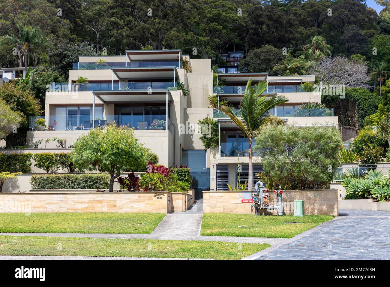 Residential property in the Sydney suburb of Bayview on Sydney northern