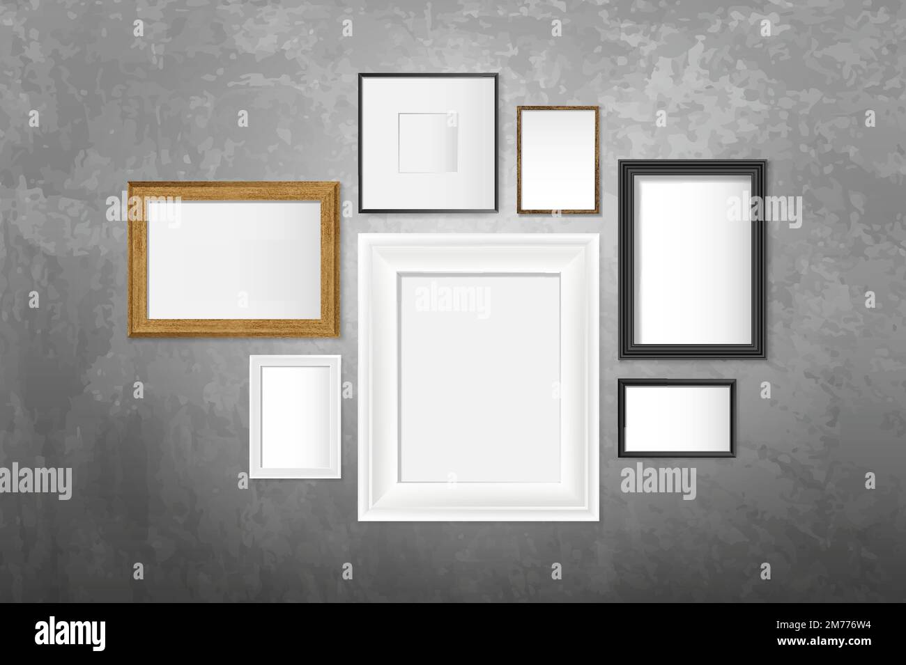 Various frame collection mockup vector Stock Vector Image & Art - Alamy