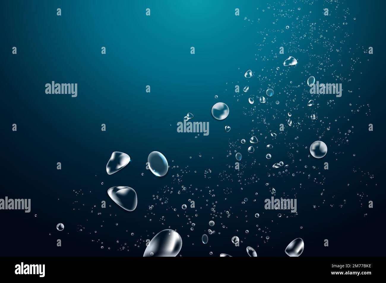 Air bubbles in water background vector Stock Vector Image & Art Alamy