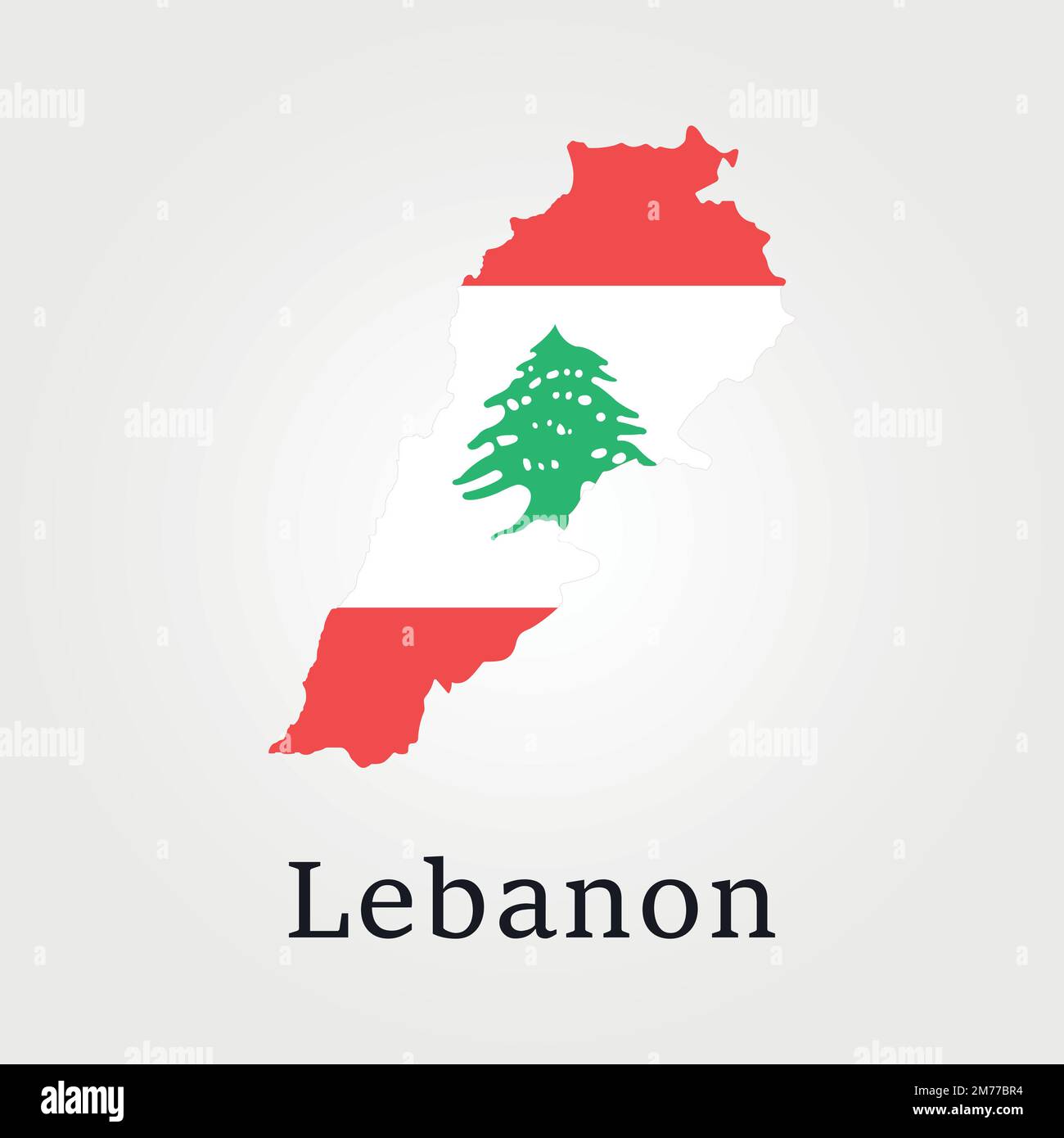 Lebanon Flag Logo, Pray for Lebanon, Lebanon is Bleeding Stock Vector