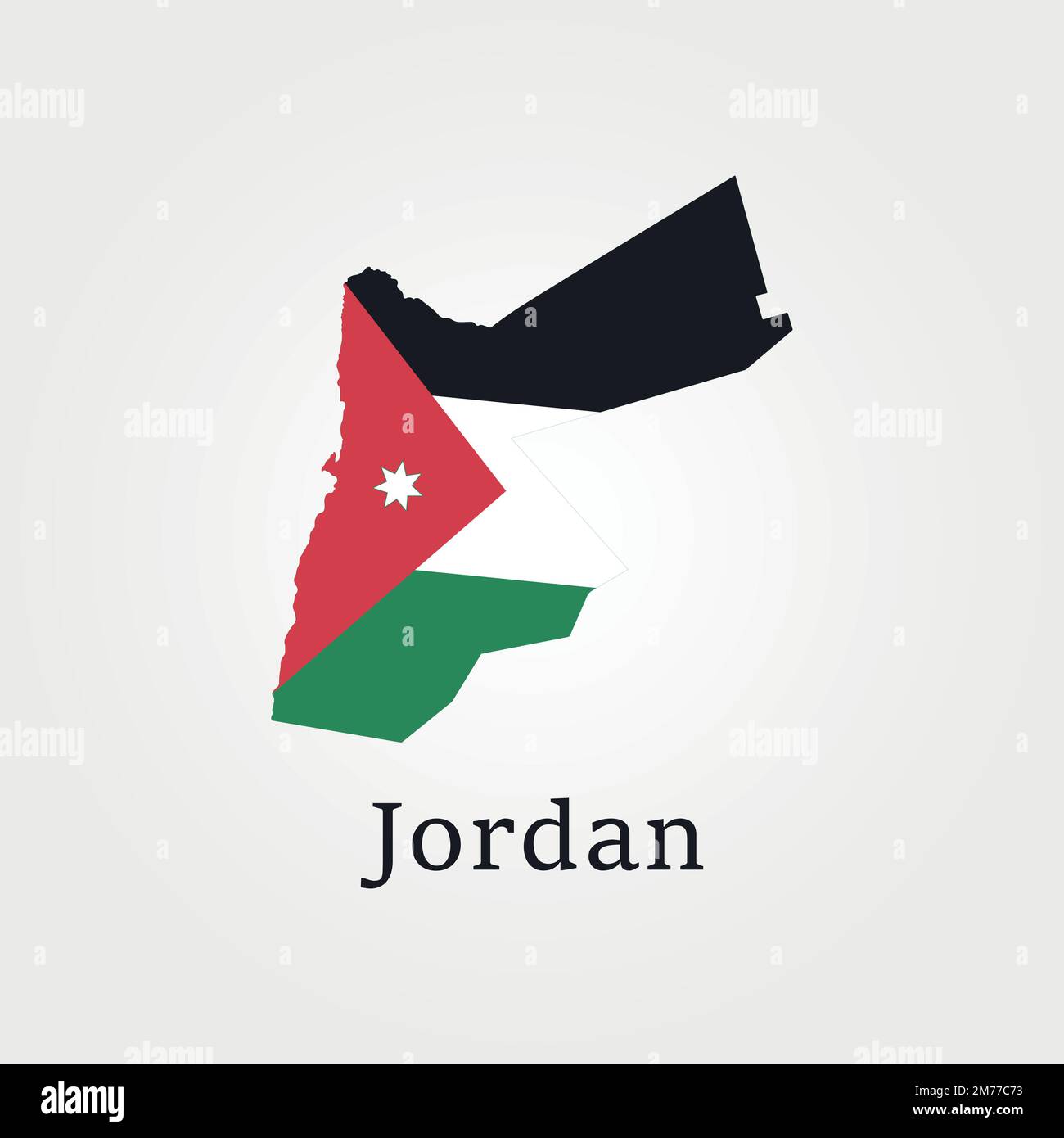 vectors map of Jordan Stock Vector - Vectors Map Of Jordan 2M77C73