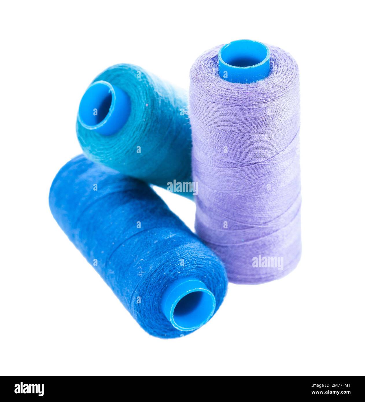 sewing bobbins isolated on white background Stock Photo Alamy