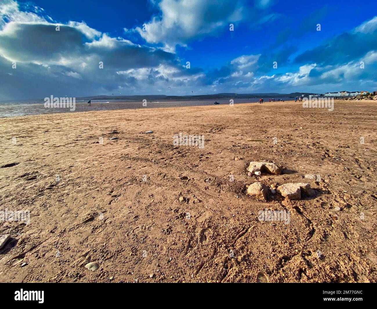 Exmouth beach in Devon, UK Stock Photo Alamy