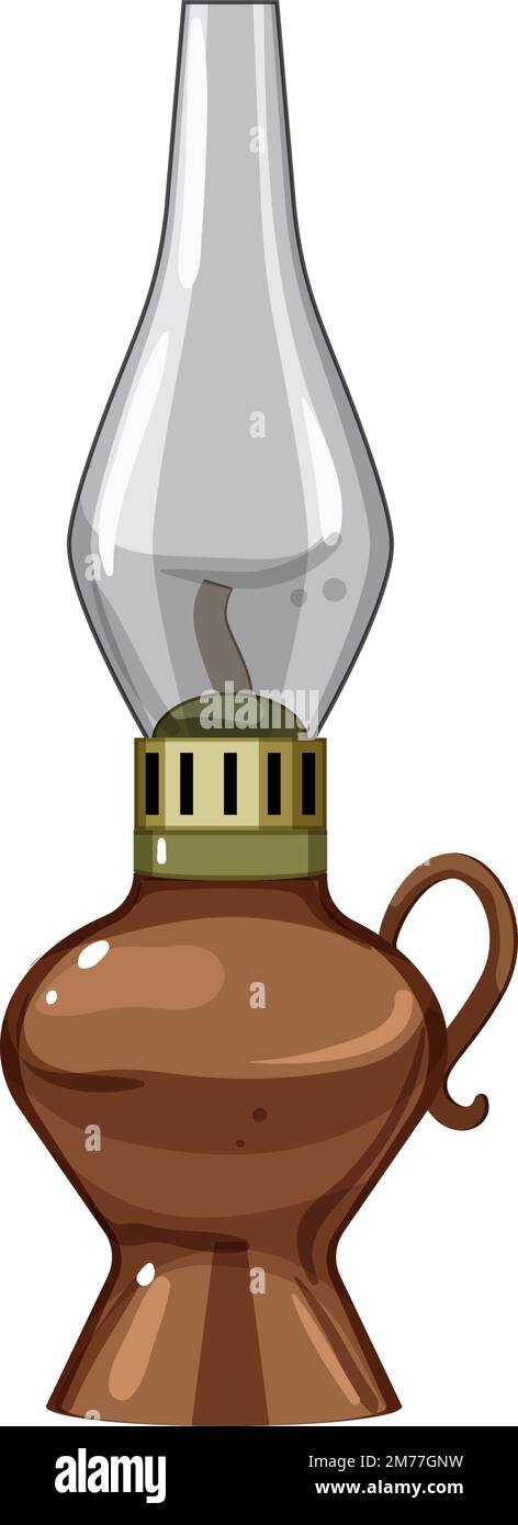 Premium Vector  Cartoon oil lanterns camping lantern or old kerosene gas  lamp with holder for garden romantic night light camp travelling retro  lighting game icon vector illustration of equipment lamp and lantern