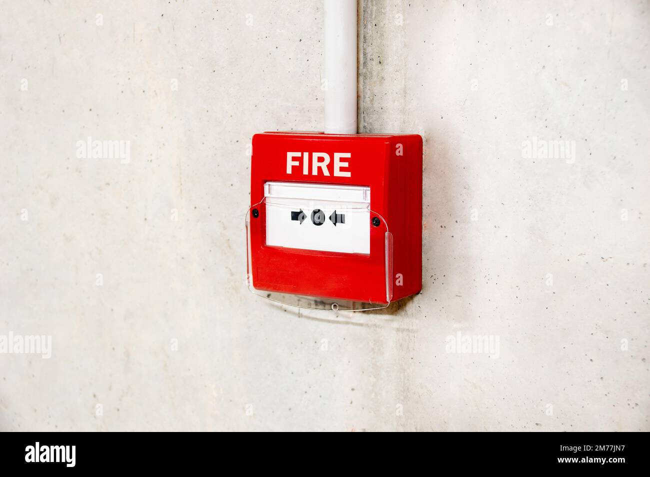 Fire alarm switch on the factory wall Stock Photo Alamy