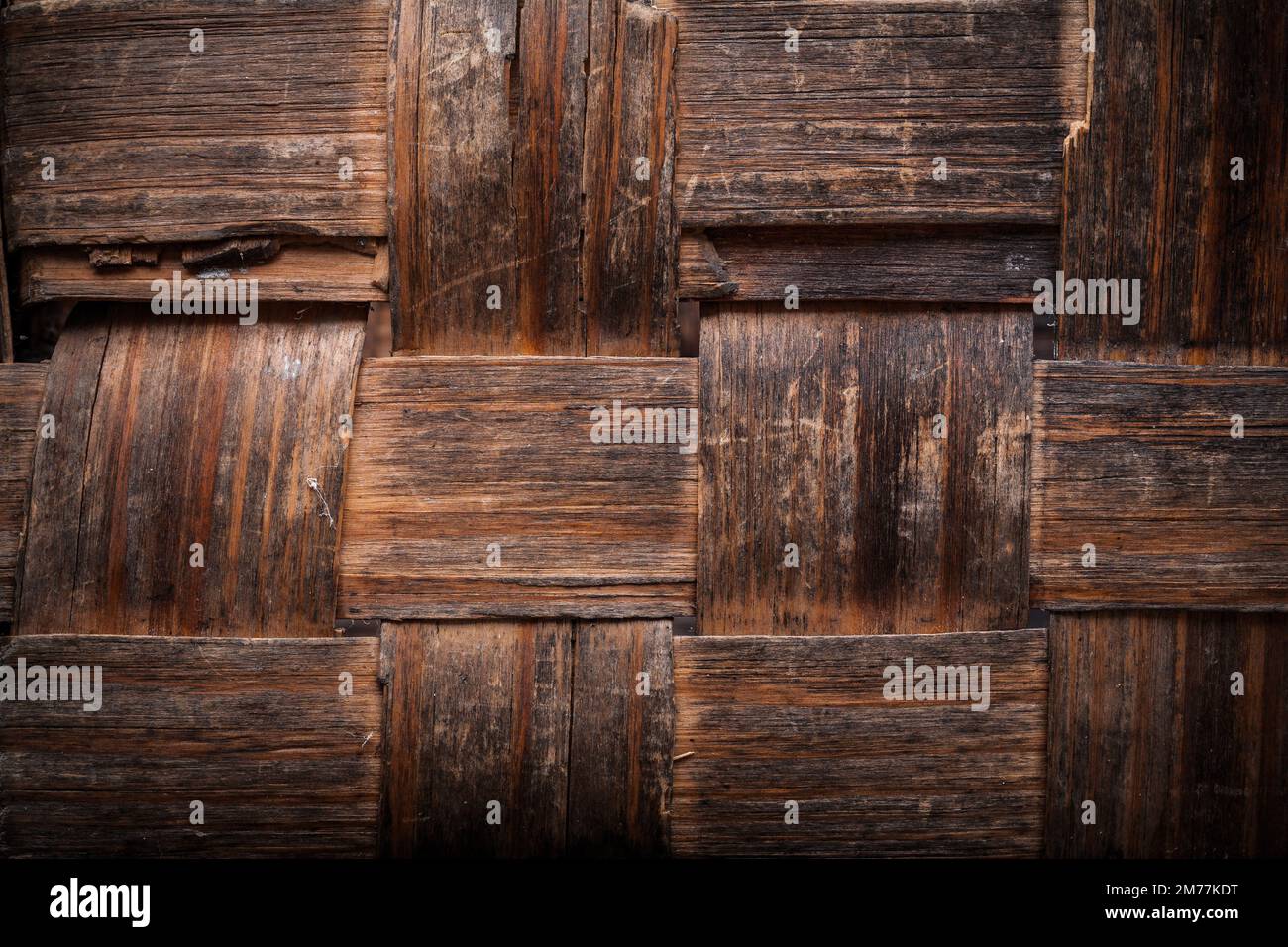 Wicker scratched matting backgrounds concept top view Stock Photo - Alamy