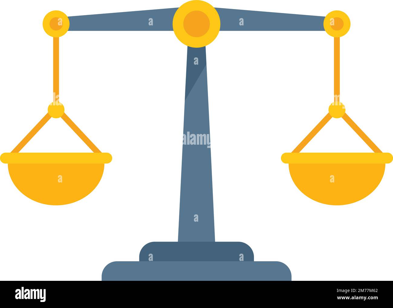 Expertise balance icon flat vector. Quality expert. Work trust isolated ...