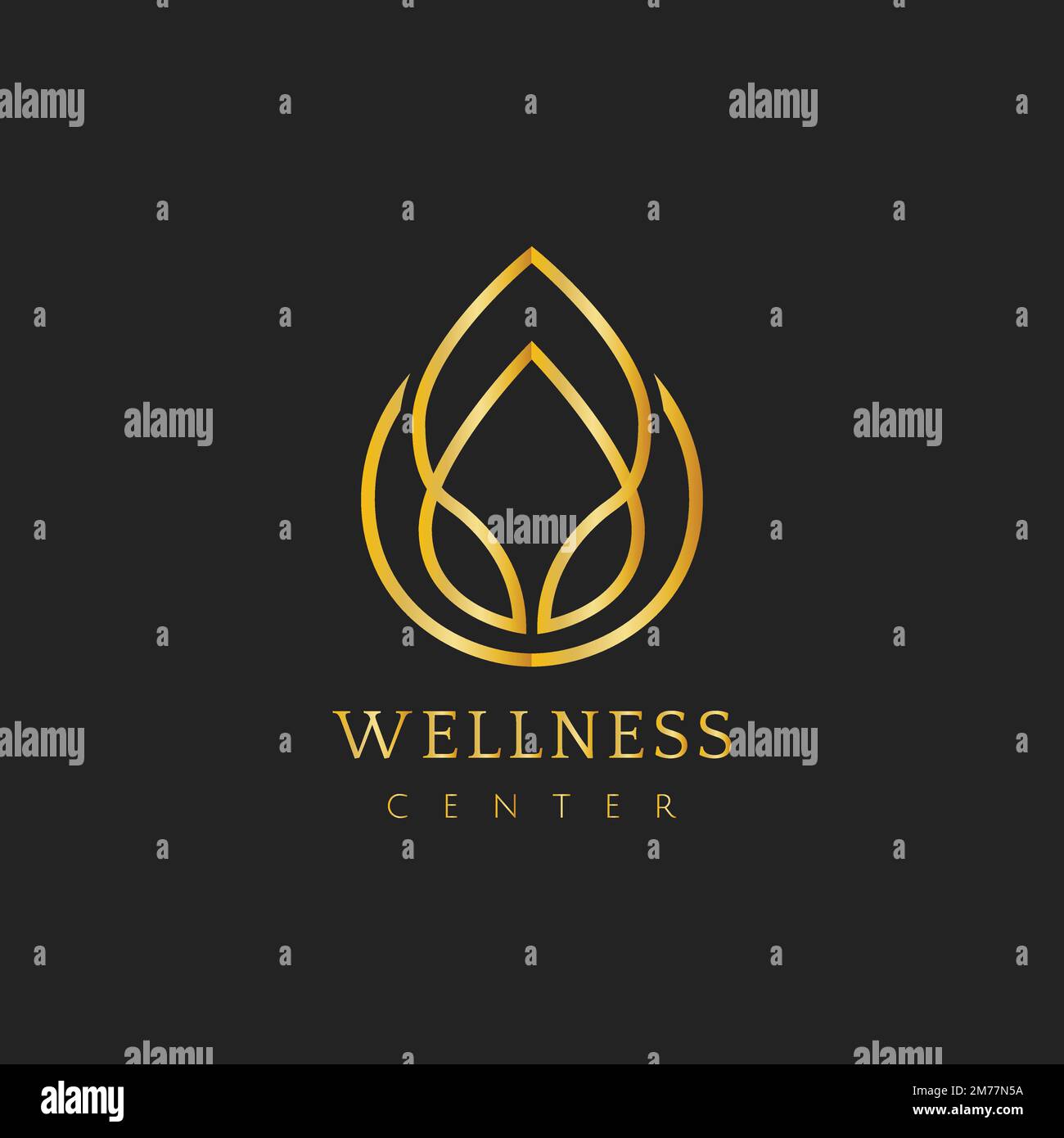 Wellness center Stock Vector Images Alamy