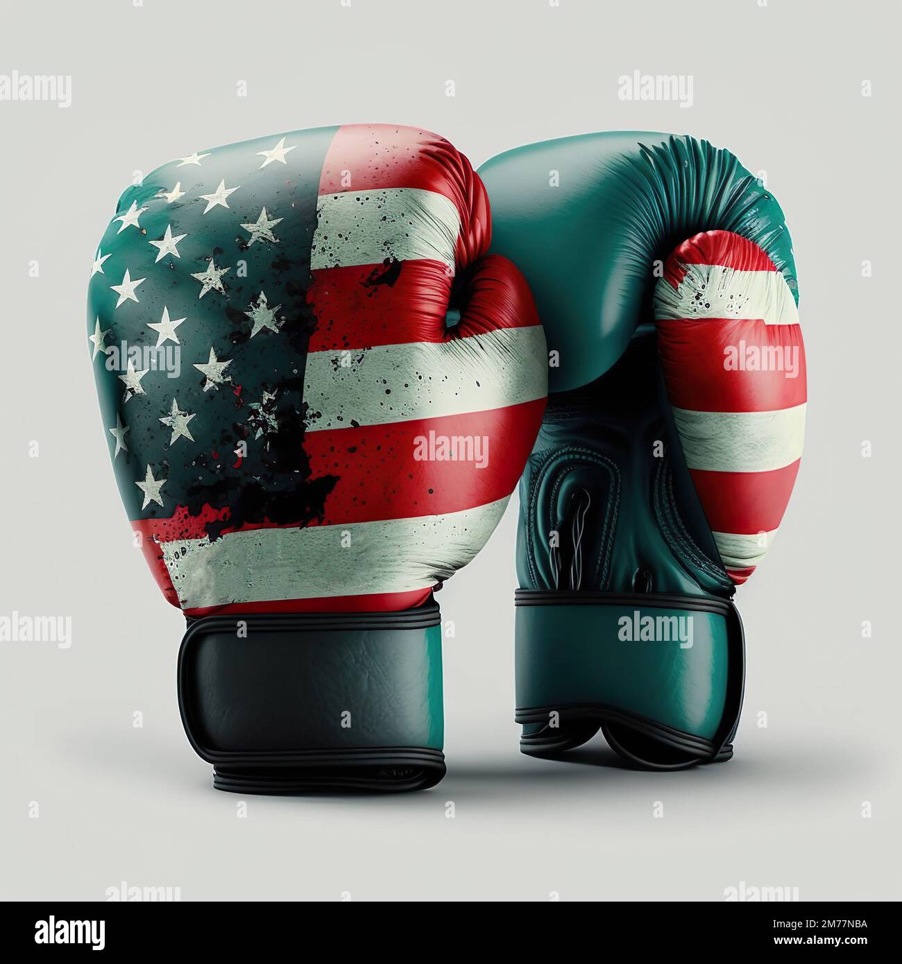 US Dollar Print Boxing Gloves