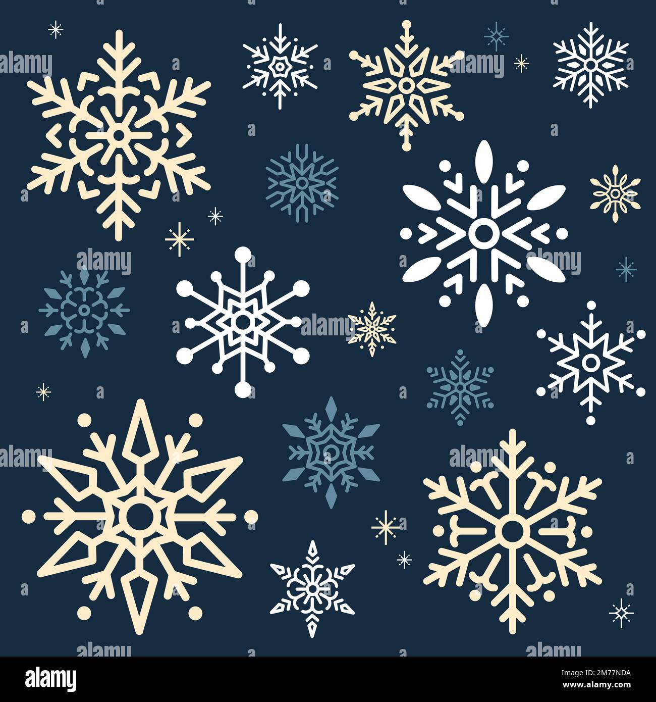Snowflake christmas design background vector stock vector image art