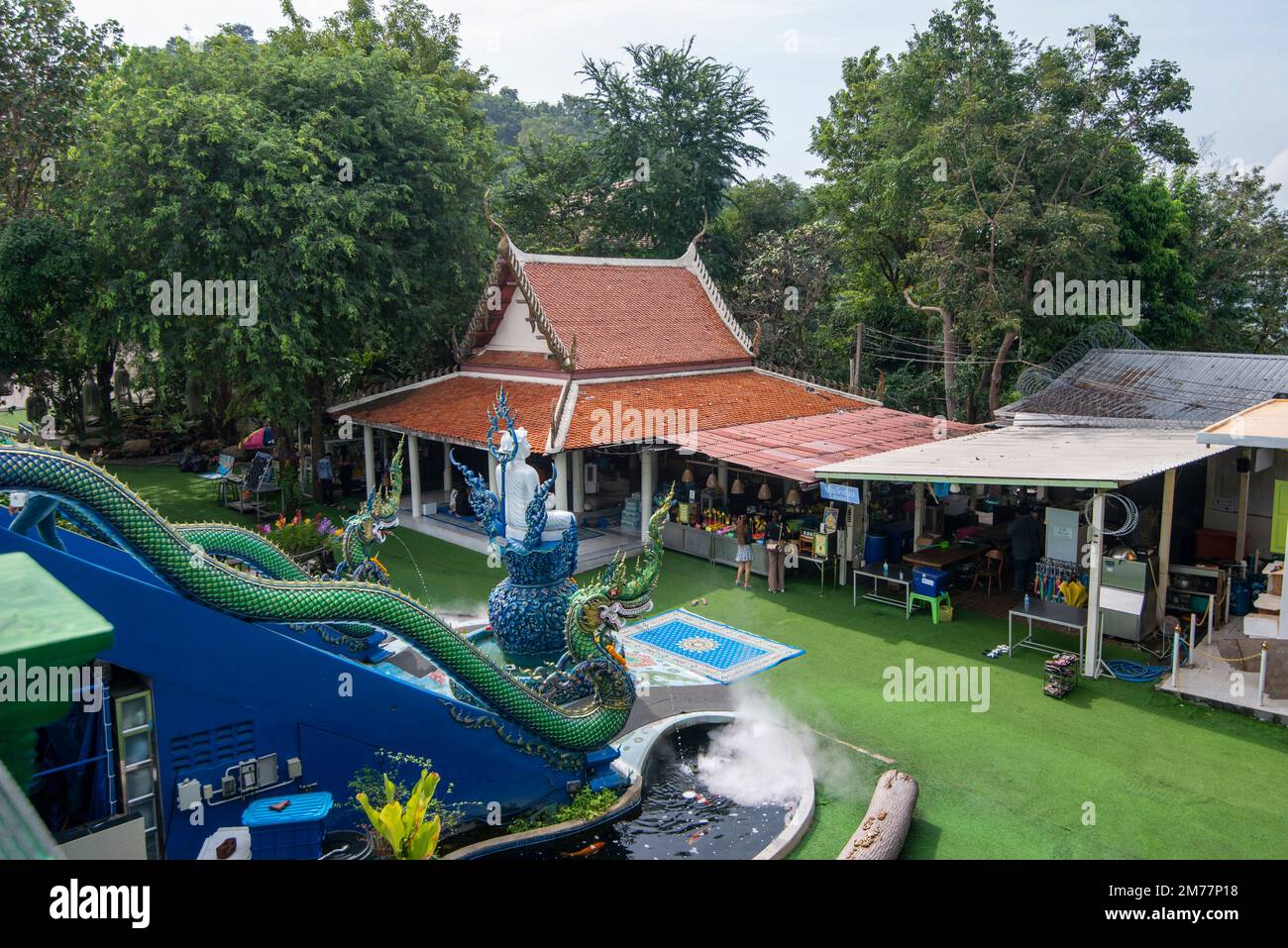 the Wat Khao Phra Khru in the City of Si Racha in the Province of