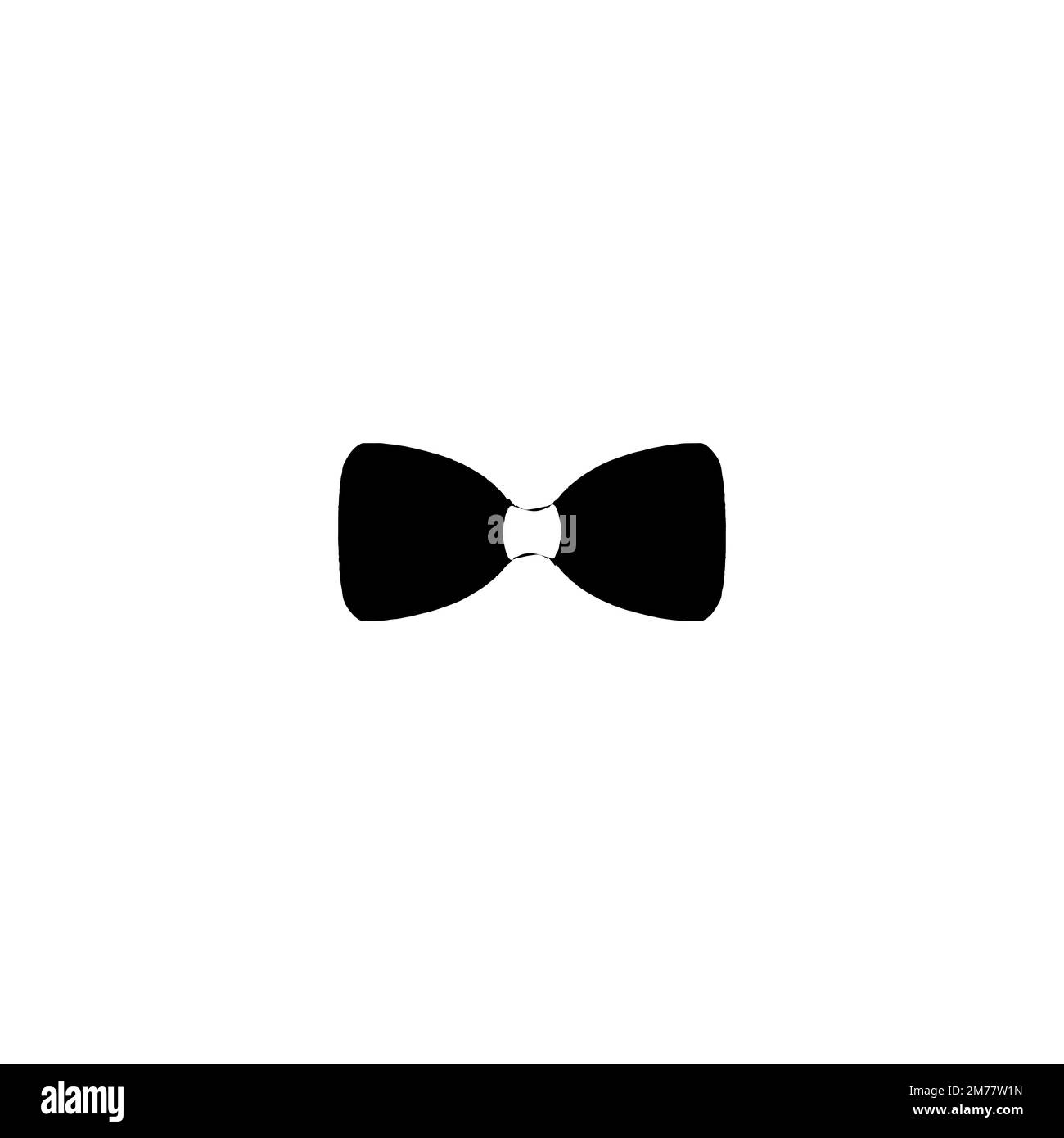 Bow tie icon. Simple style man fashion poster background symbol. Bow