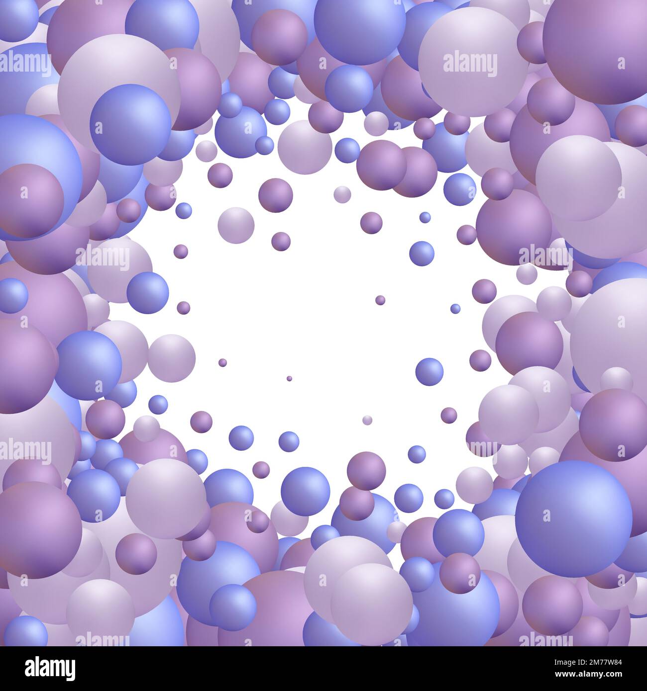 Abstract background. Balloon photo frame. Design element. Photo