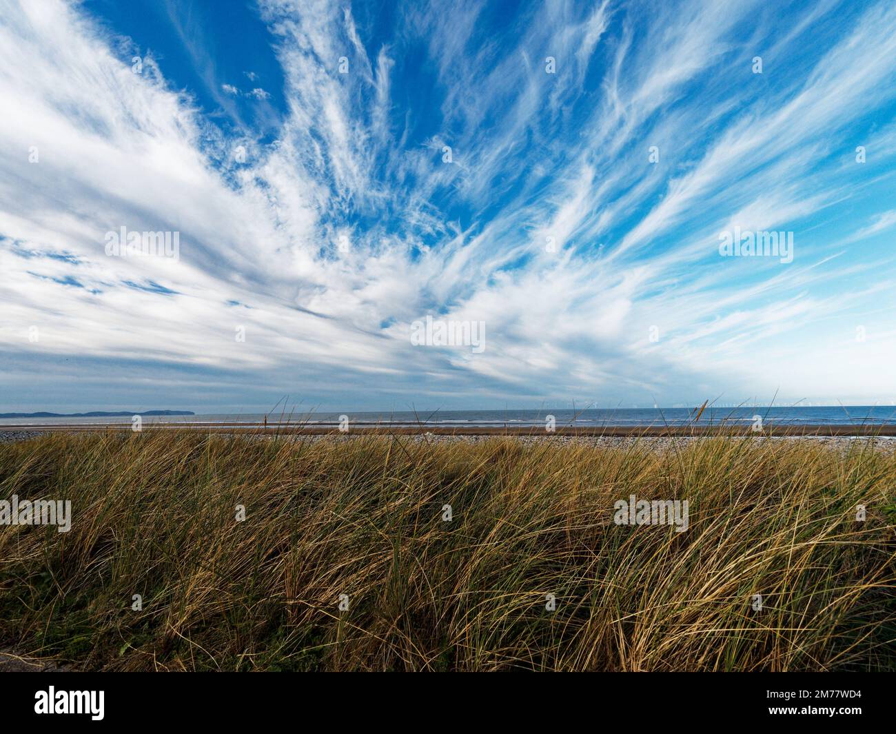 Welsh Winter Sky Stock Photo