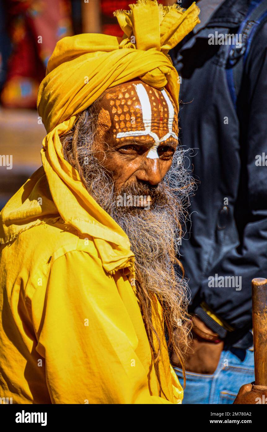 Faces of the World:Indian Sikh Stock Photo